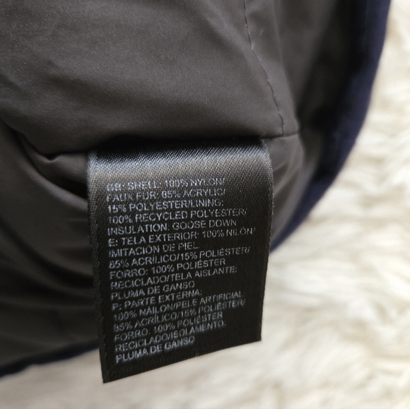 The North Face Women's Belted Hooded Down Puffer Jacket Blue Size M Winter Coat - Picture 11 of 14